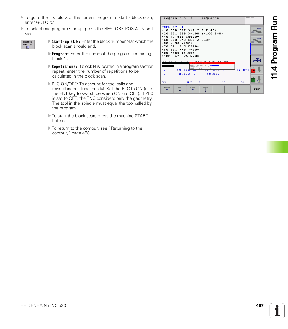 HEIDENHAIN iTNC 530 (340 422) ISO programming User Manual | Page 467 / 559