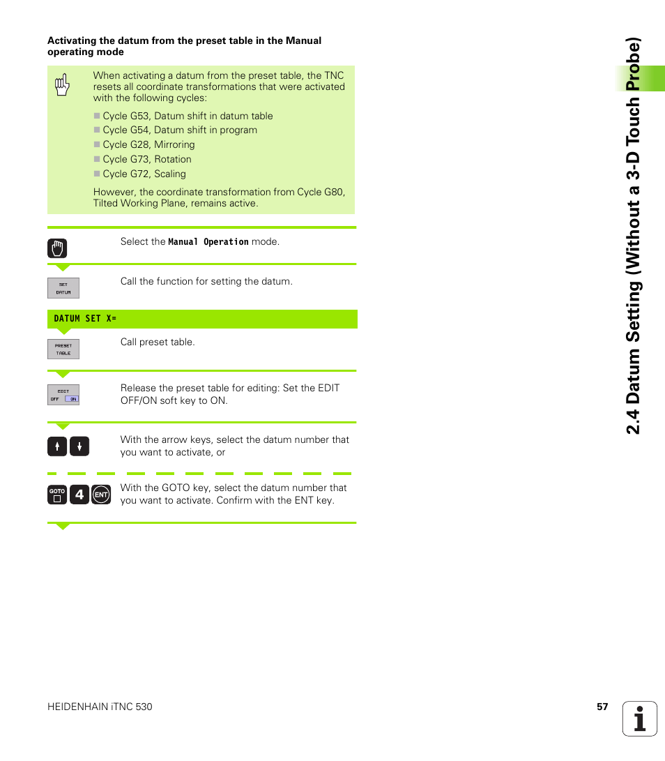 HEIDENHAIN iTNC 530 (340 422) ISO programming User Manual | Page 57 / 559