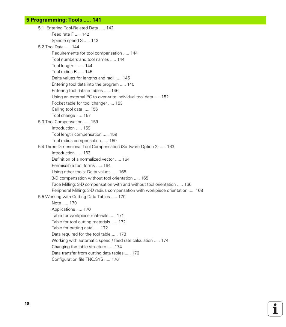 5 programming: tools, Programming: tools | HEIDENHAIN iTNC 530 (340 49x-01) User Manual | Page 18 / 653