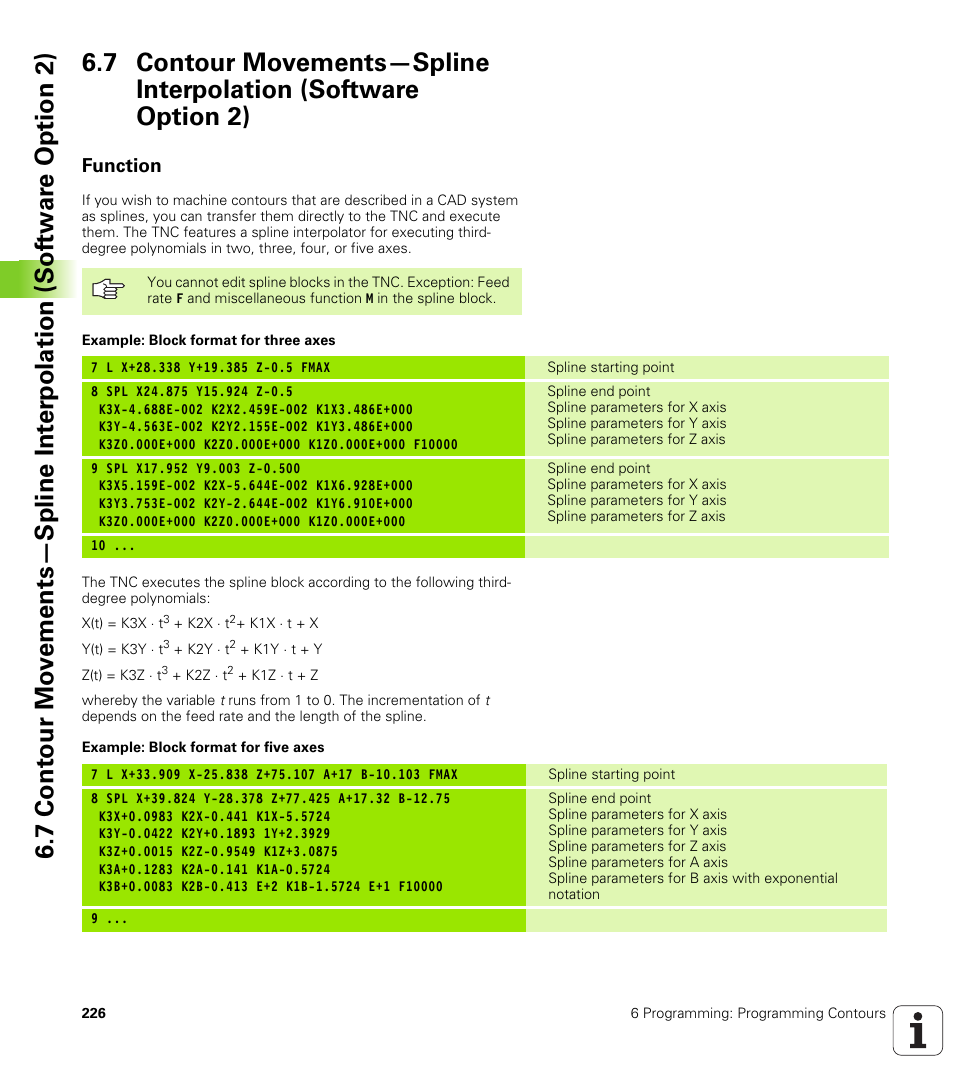 Function | HEIDENHAIN iTNC 530 (340 49x-01) User Manual | Page 226 / 653