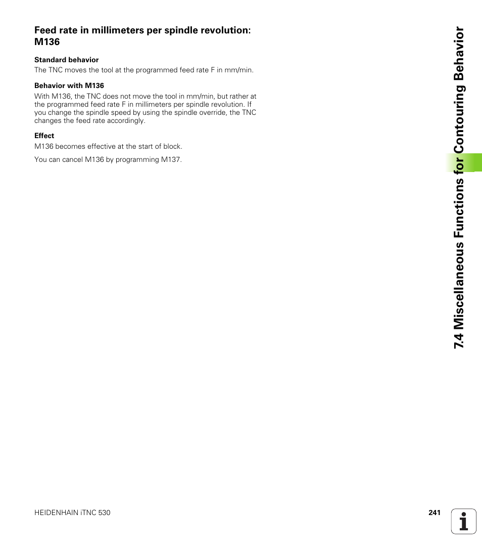 HEIDENHAIN iTNC 530 (340 49x-01) User Manual | Page 241 / 653