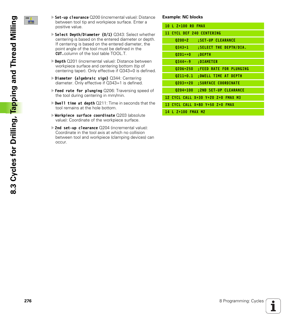 HEIDENHAIN iTNC 530 (340 49x-01) User Manual | Page 276 / 653