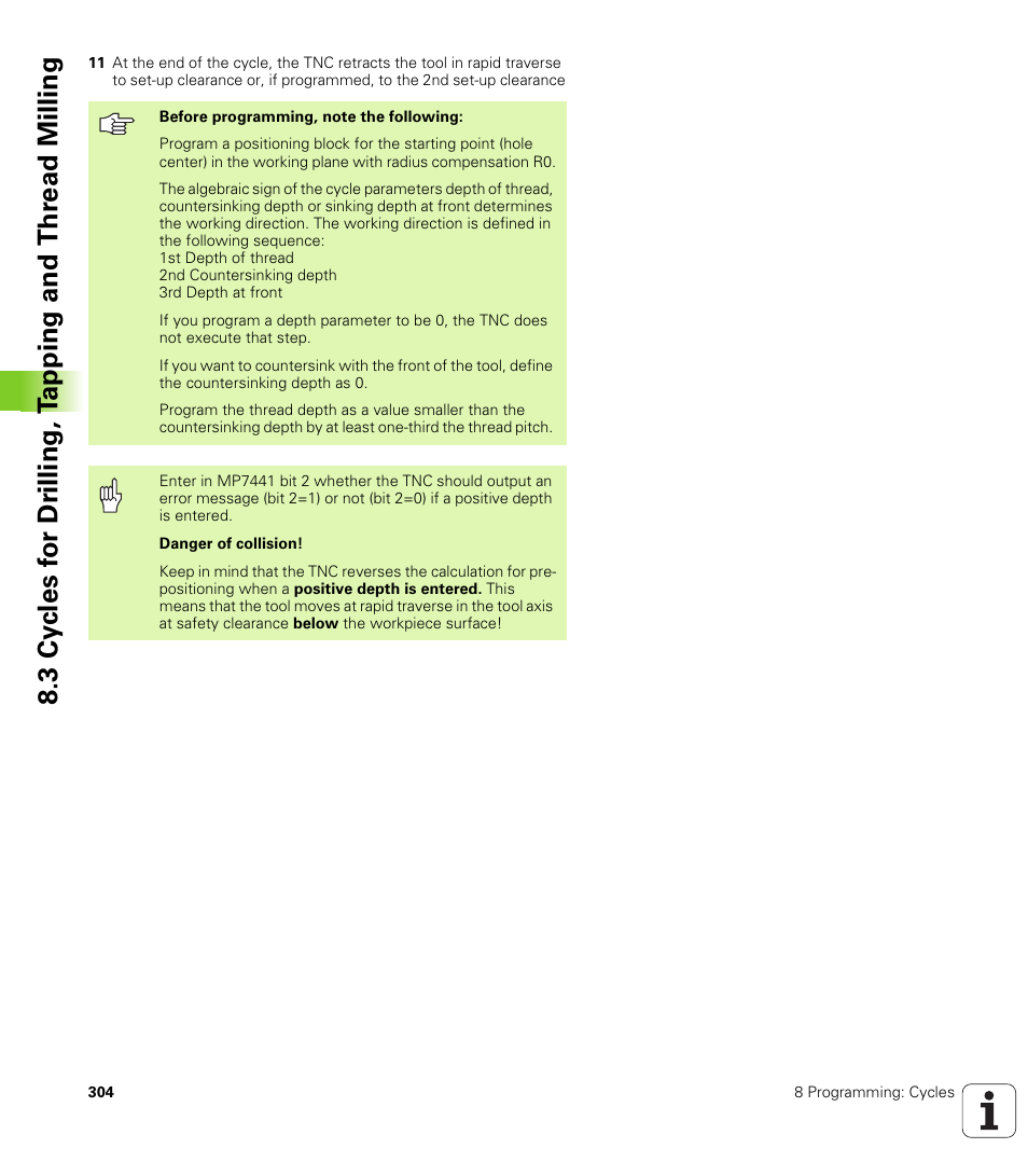 HEIDENHAIN iTNC 530 (340 49x-01) User Manual | Page 304 / 653