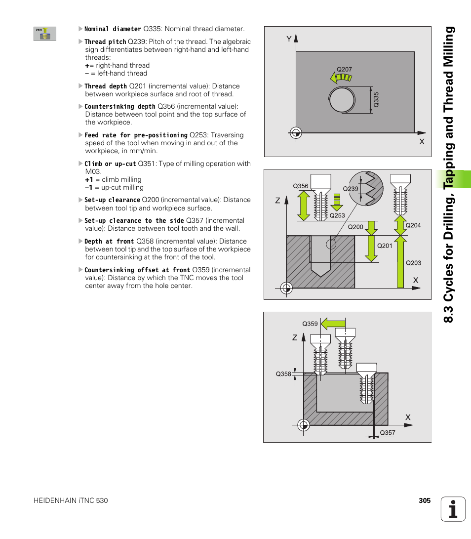 HEIDENHAIN iTNC 530 (340 49x-01) User Manual | Page 305 / 653