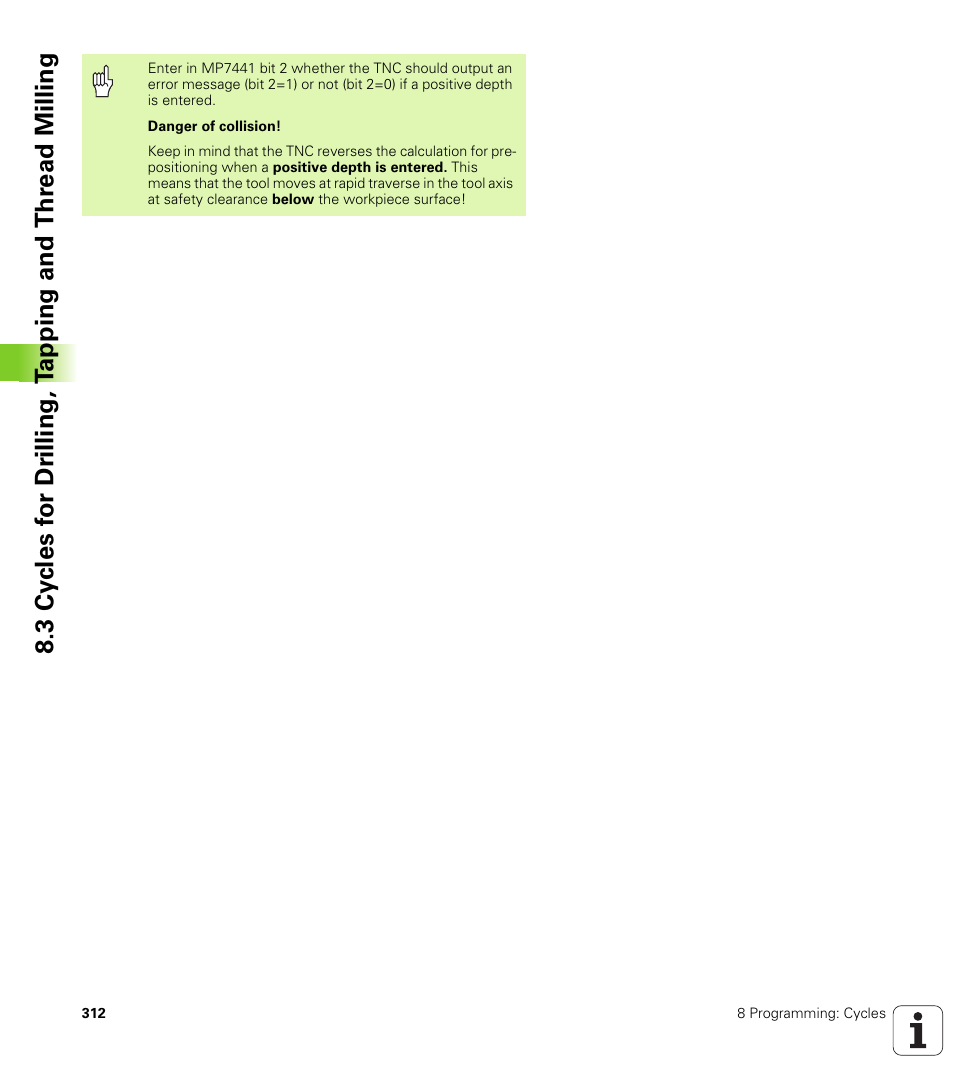 HEIDENHAIN iTNC 530 (340 49x-01) User Manual | Page 312 / 653