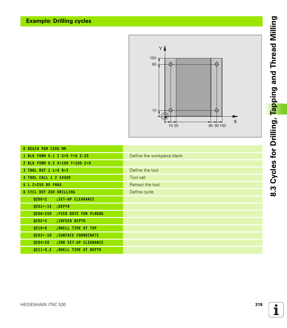 HEIDENHAIN iTNC 530 (340 49x-01) User Manual | Page 319 / 653