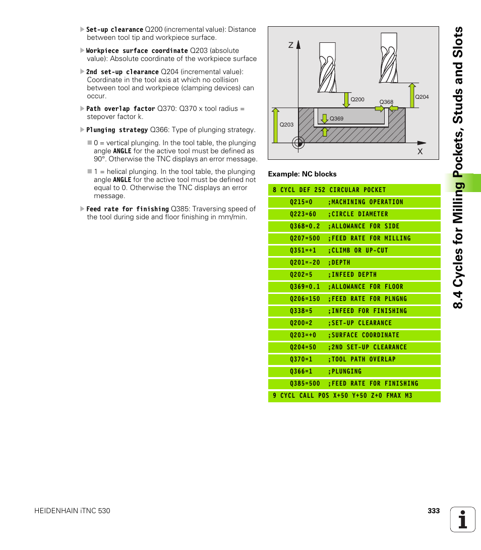 HEIDENHAIN iTNC 530 (340 49x-01) User Manual | Page 333 / 653