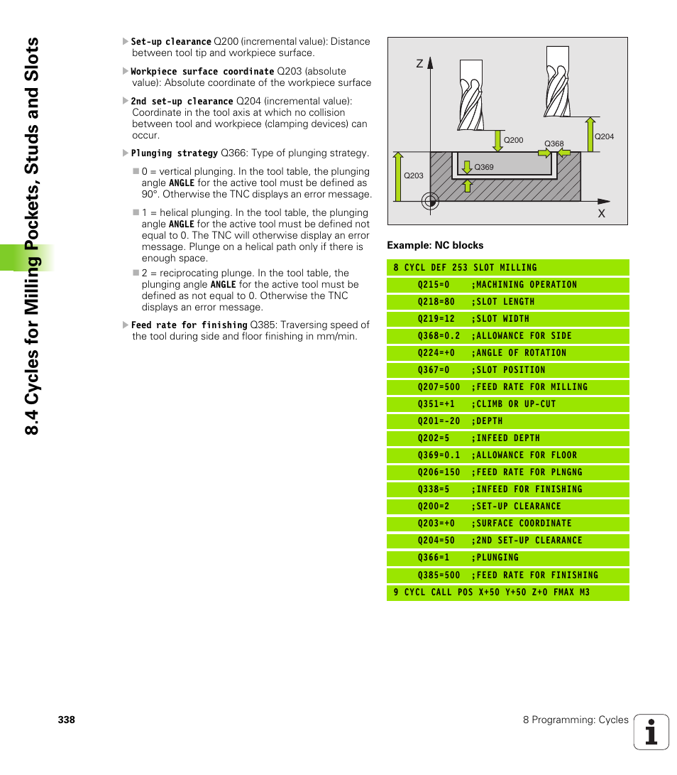 HEIDENHAIN iTNC 530 (340 49x-01) User Manual | Page 338 / 653