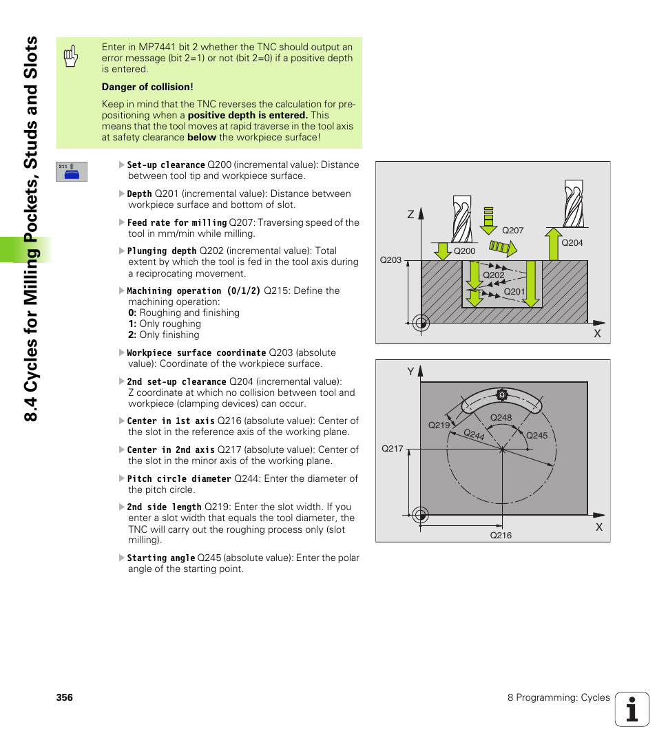 HEIDENHAIN iTNC 530 (340 49x-01) User Manual | Page 356 / 653