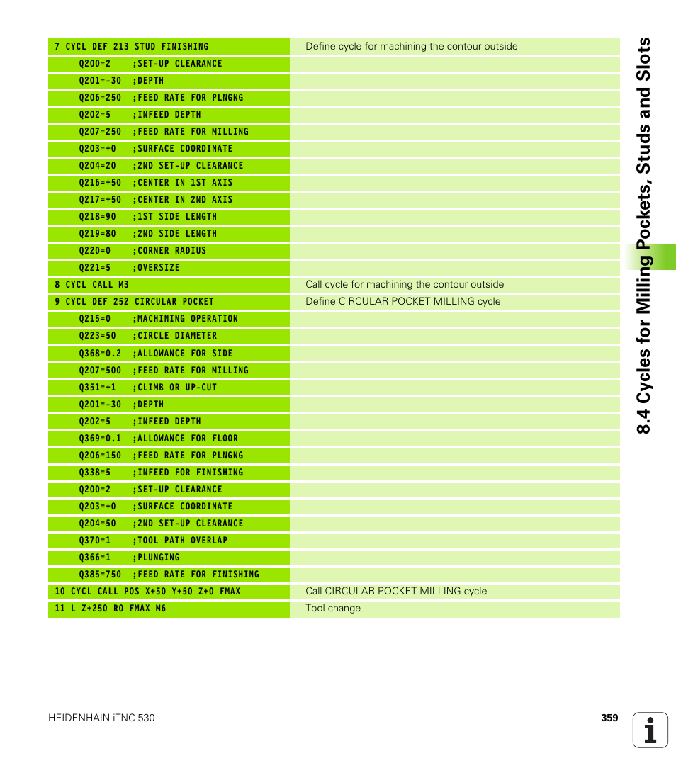 HEIDENHAIN iTNC 530 (340 49x-01) User Manual | Page 359 / 653