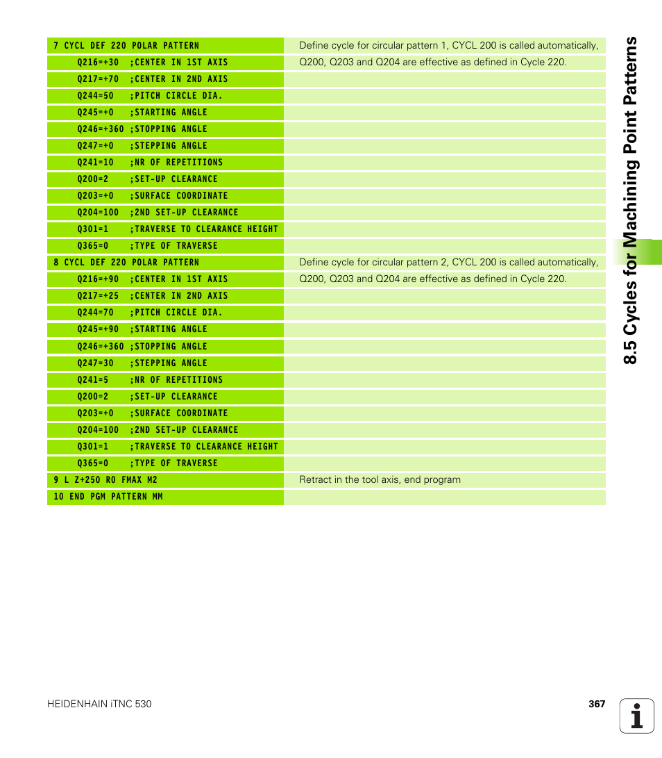 HEIDENHAIN iTNC 530 (340 49x-01) User Manual | Page 367 / 653