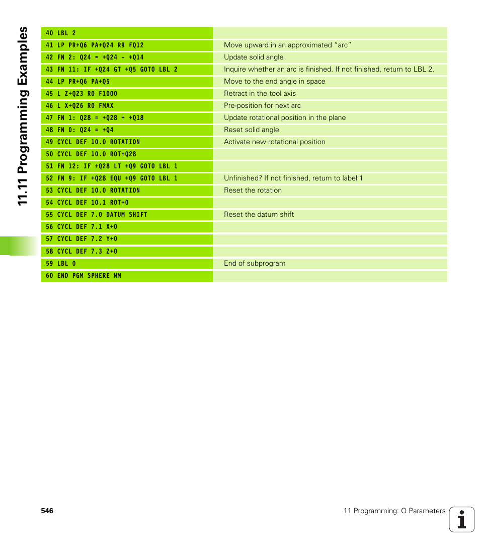 1 1 pr ogr amming examples | HEIDENHAIN iTNC 530 (340 49x-01) User Manual | Page 546 / 653