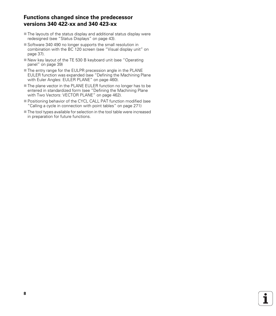HEIDENHAIN iTNC 530 (340 49x-01) User Manual | Page 8 / 653