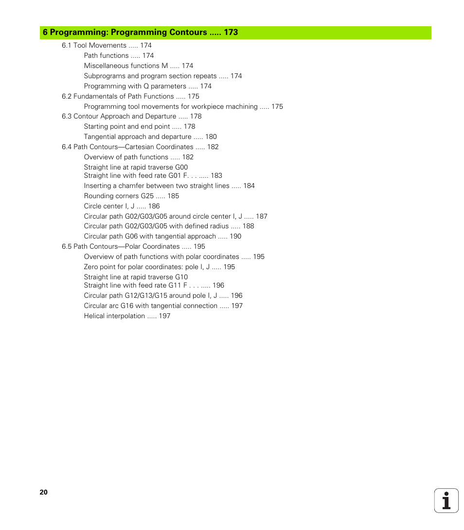 6 programming: programming contours, Programming: programming contours | HEIDENHAIN iTNC 530 (340 49x-01) ISO programming User Manual | Page 20 / 577