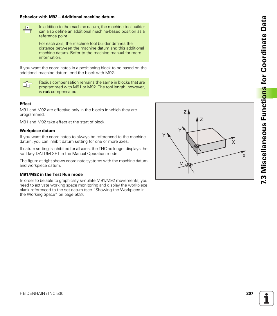 HEIDENHAIN iTNC 530 (340 49x-01) ISO programming User Manual | Page 207 / 577