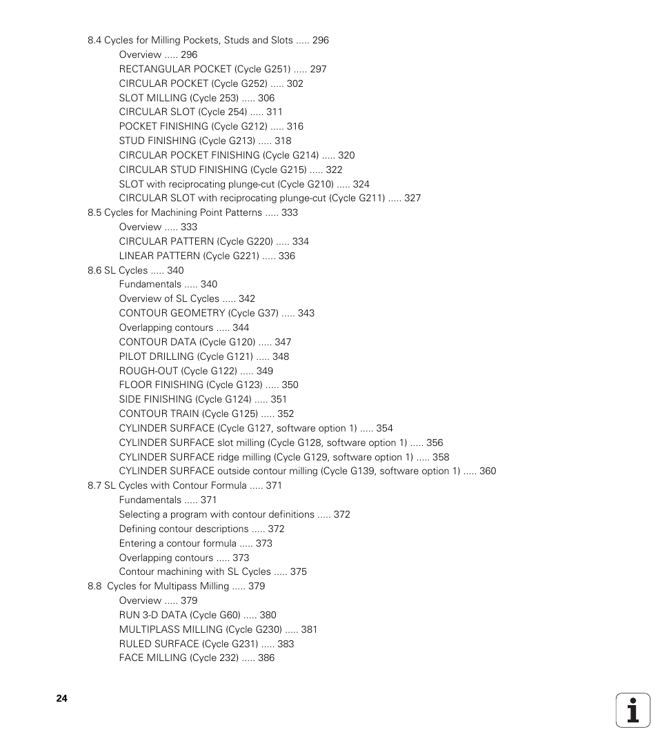 HEIDENHAIN iTNC 530 (340 49x-01) ISO programming User Manual | Page 24 / 577