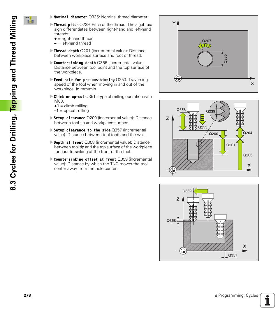 HEIDENHAIN iTNC 530 (340 49x-01) ISO programming User Manual | Page 278 / 577