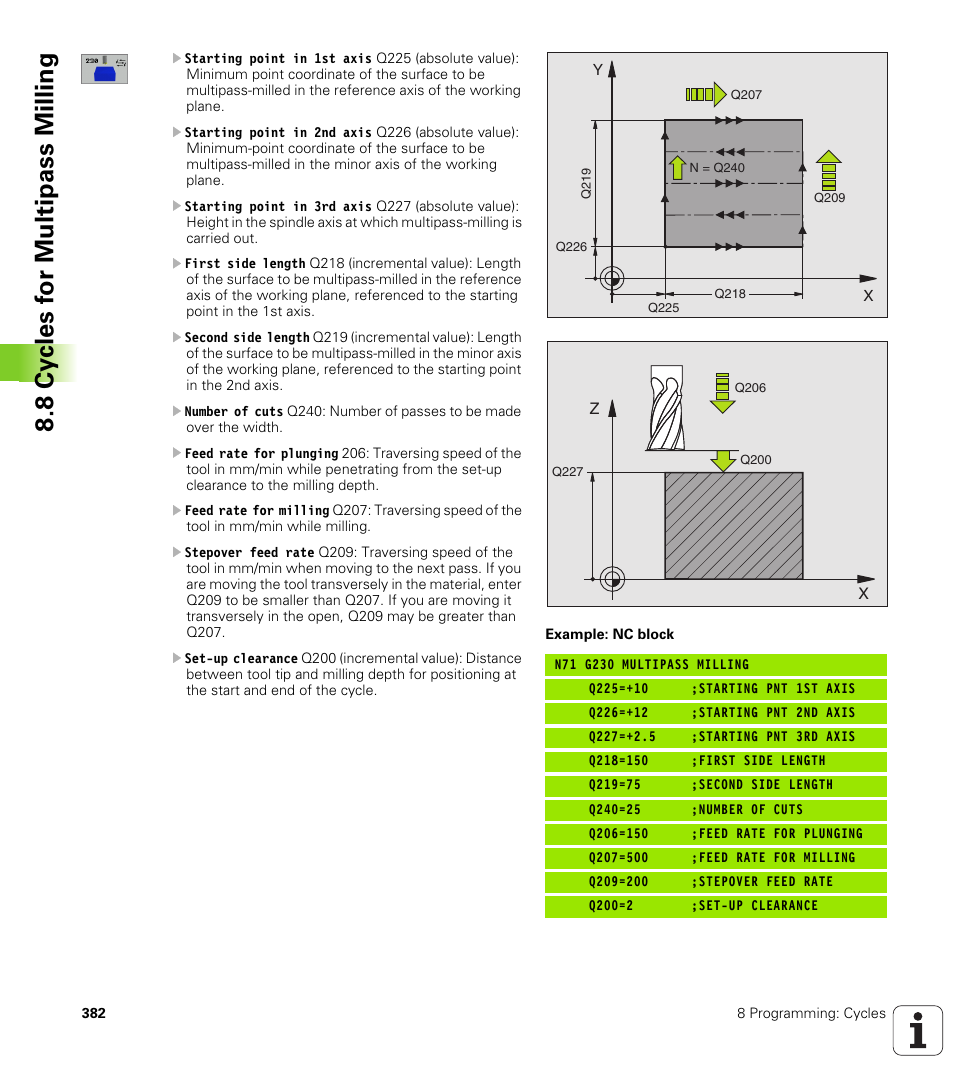 HEIDENHAIN iTNC 530 (340 49x-01) ISO programming User Manual | Page 382 / 577