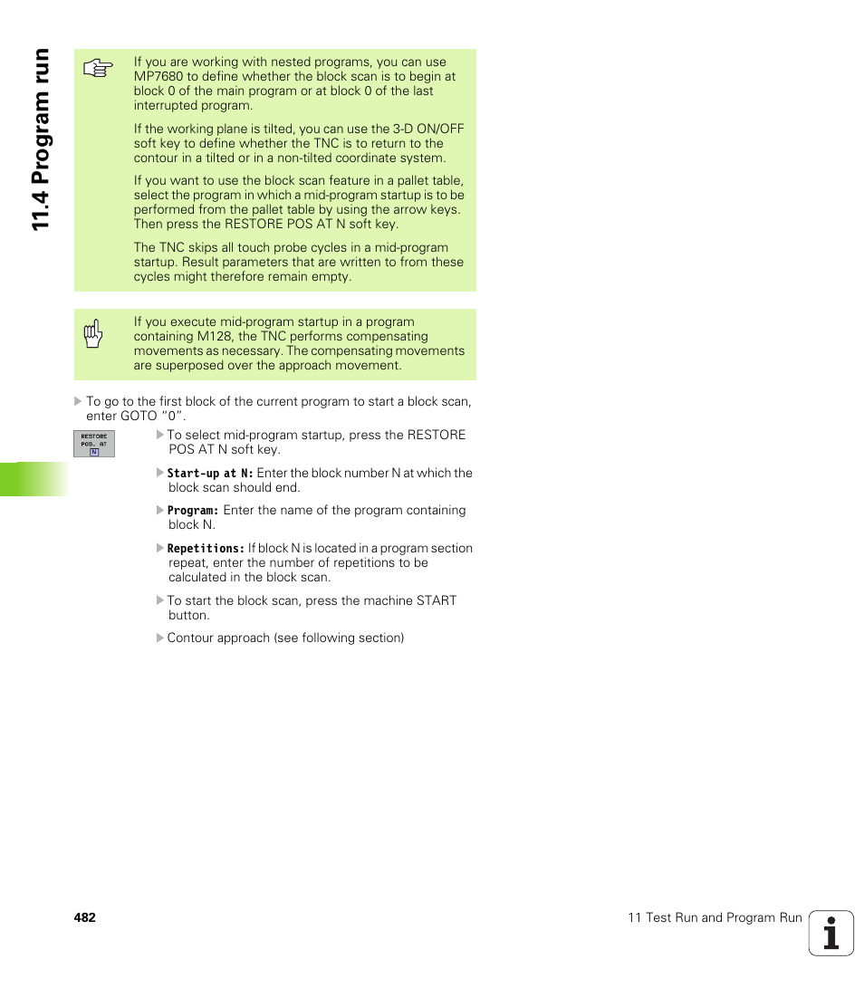 4 pr ogr am r u n | HEIDENHAIN iTNC 530 (340 49x-01) ISO programming User Manual | Page 482 / 577