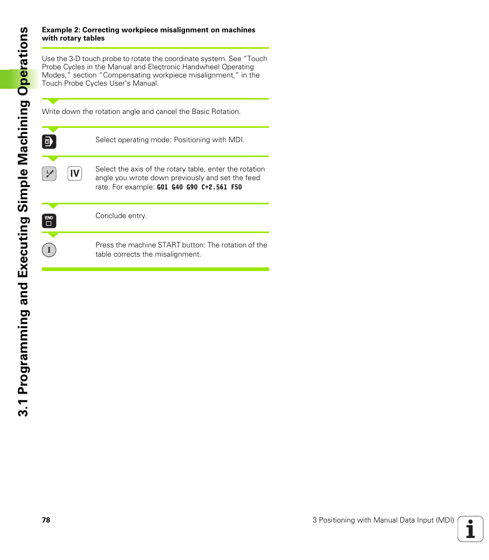 HEIDENHAIN iTNC 530 (340 49x-01) ISO programming User Manual | Page 78 / 577
