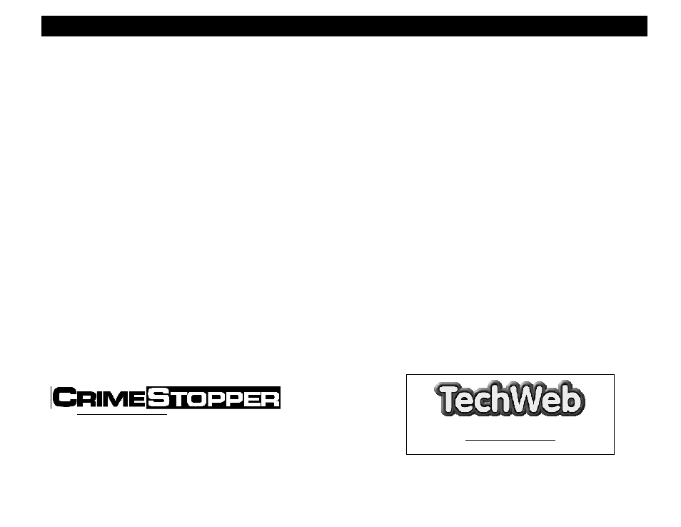 Way data port | Crimestopper Security Products FS-20 User Manual | Page 12 / 12