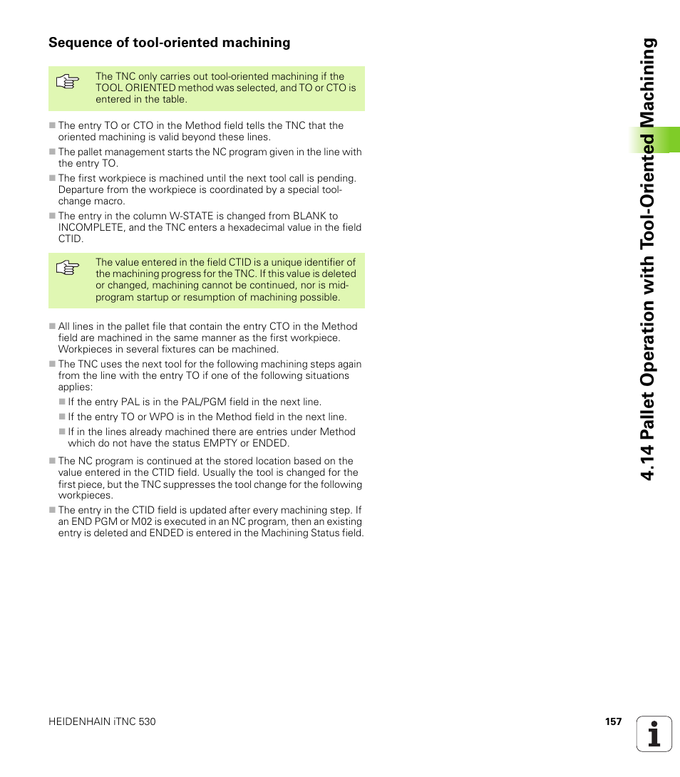 Sequence of tool-oriented machining | HEIDENHAIN iTNC 530 (340 49x-02) User Manual | Page 157 / 689