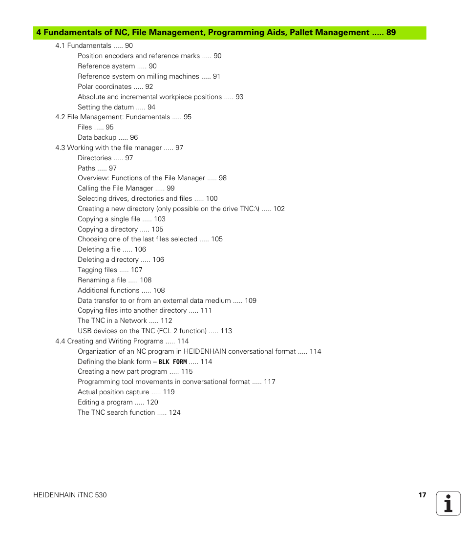 HEIDENHAIN iTNC 530 (340 49x-02) User Manual | Page 17 / 689