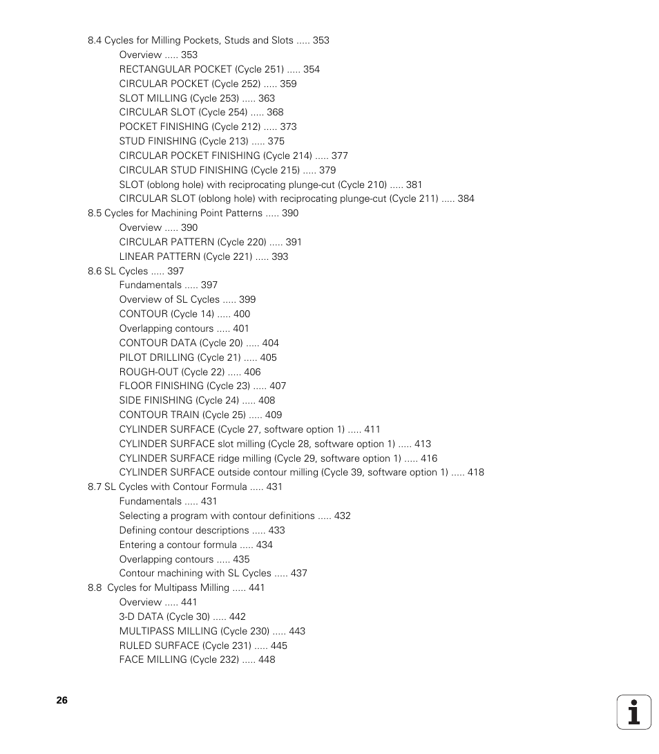 HEIDENHAIN iTNC 530 (340 49x-02) User Manual | Page 26 / 689