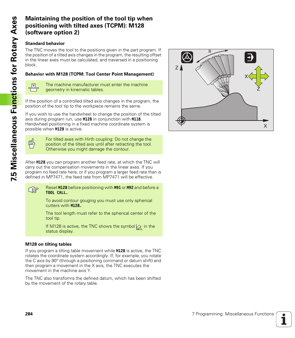 HEIDENHAIN iTNC 530 (340 49x-02) User Manual | Page 284 / 689