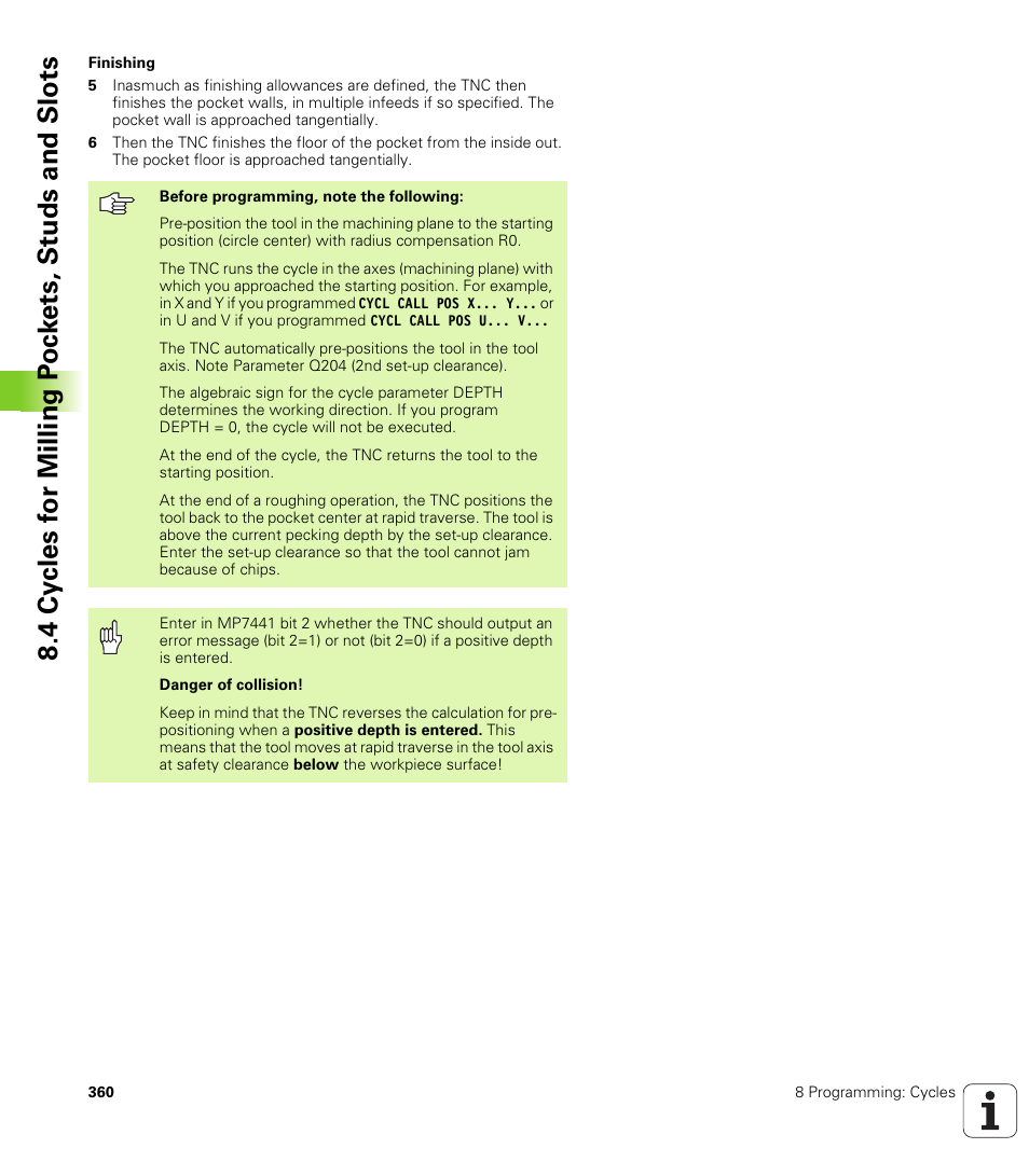 HEIDENHAIN iTNC 530 (340 49x-02) User Manual | Page 360 / 689