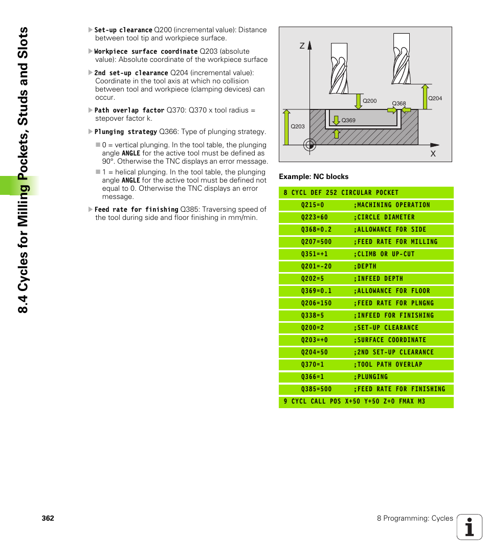 HEIDENHAIN iTNC 530 (340 49x-02) User Manual | Page 362 / 689