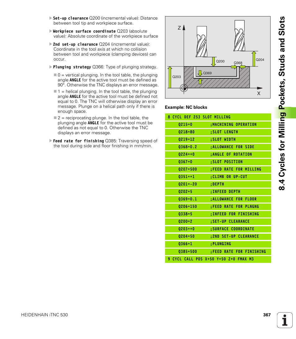 HEIDENHAIN iTNC 530 (340 49x-02) User Manual | Page 367 / 689
