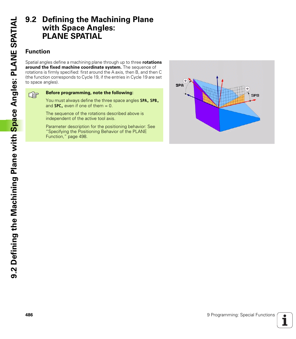 Function | HEIDENHAIN iTNC 530 (340 49x-02) User Manual | Page 486 / 689