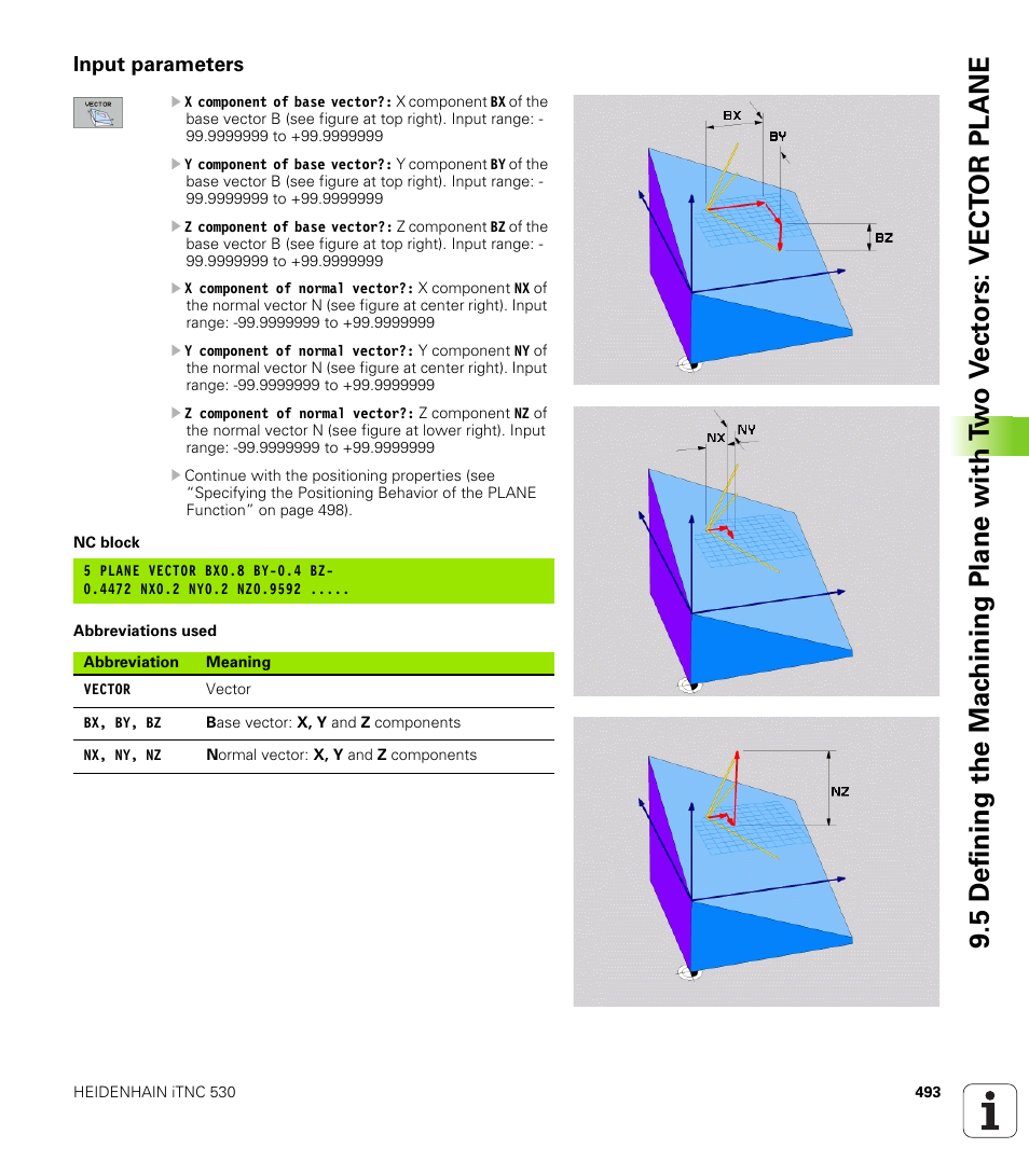 Input parameters | HEIDENHAIN iTNC 530 (340 49x-02) User Manual | Page 493 / 689