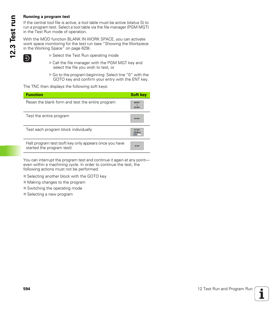 3 t e st r u n | HEIDENHAIN iTNC 530 (340 49x-02) User Manual | Page 594 / 689