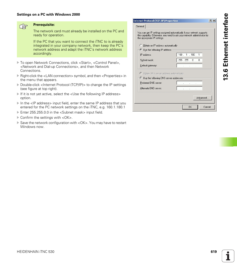 6 ether n et int e rf ace | HEIDENHAIN iTNC 530 (340 49x-02) User Manual | Page 619 / 689