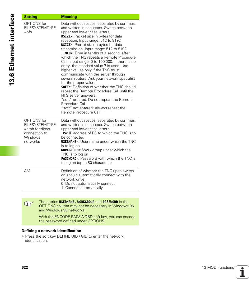6 ether n et int e rf ace | HEIDENHAIN iTNC 530 (340 49x-02) User Manual | Page 622 / 689
