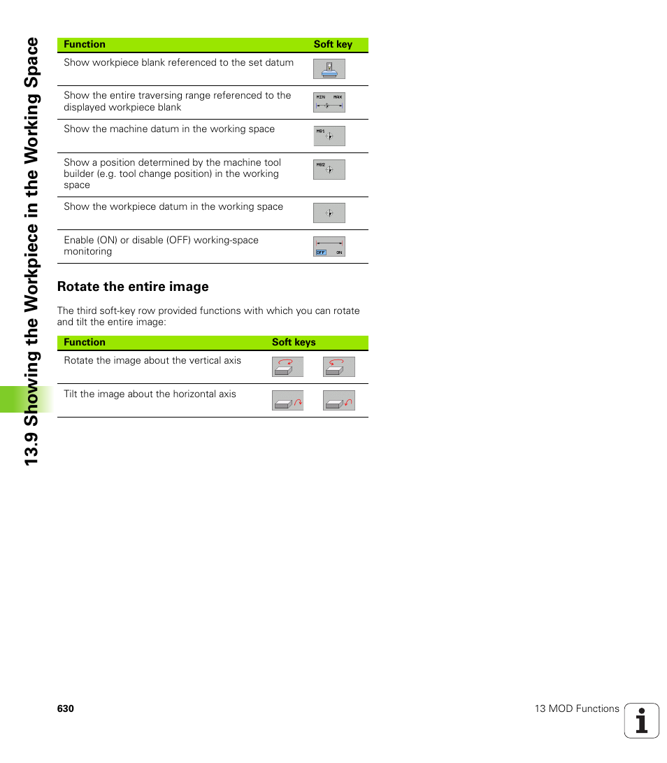 Rotate the entire image | HEIDENHAIN iTNC 530 (340 49x-02) User Manual | Page 630 / 689