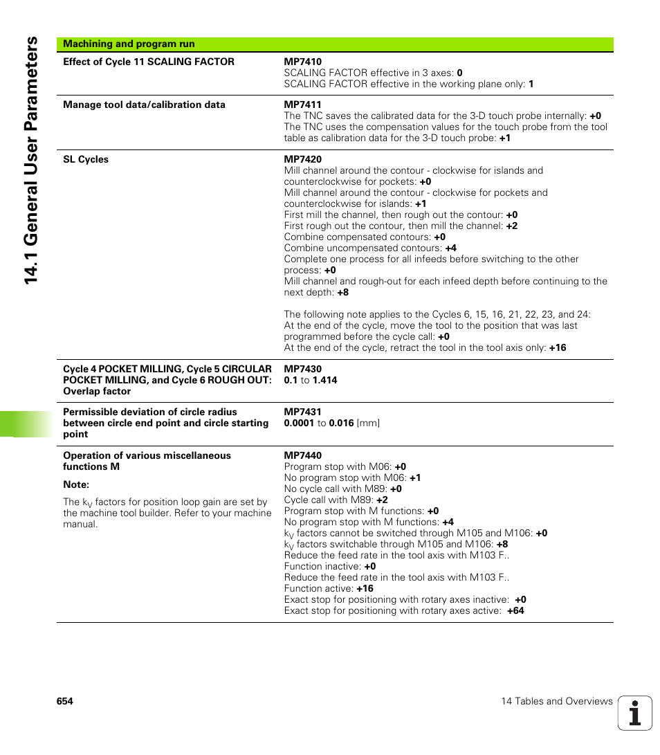 1 gener a l user p a ra met e rs | HEIDENHAIN iTNC 530 (340 49x-02) User Manual | Page 654 / 689