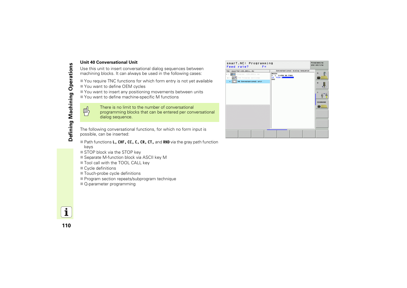 HEIDENHAIN iTNC 530 (340 49x-02) Pilot User Manual | Page 110 / 151