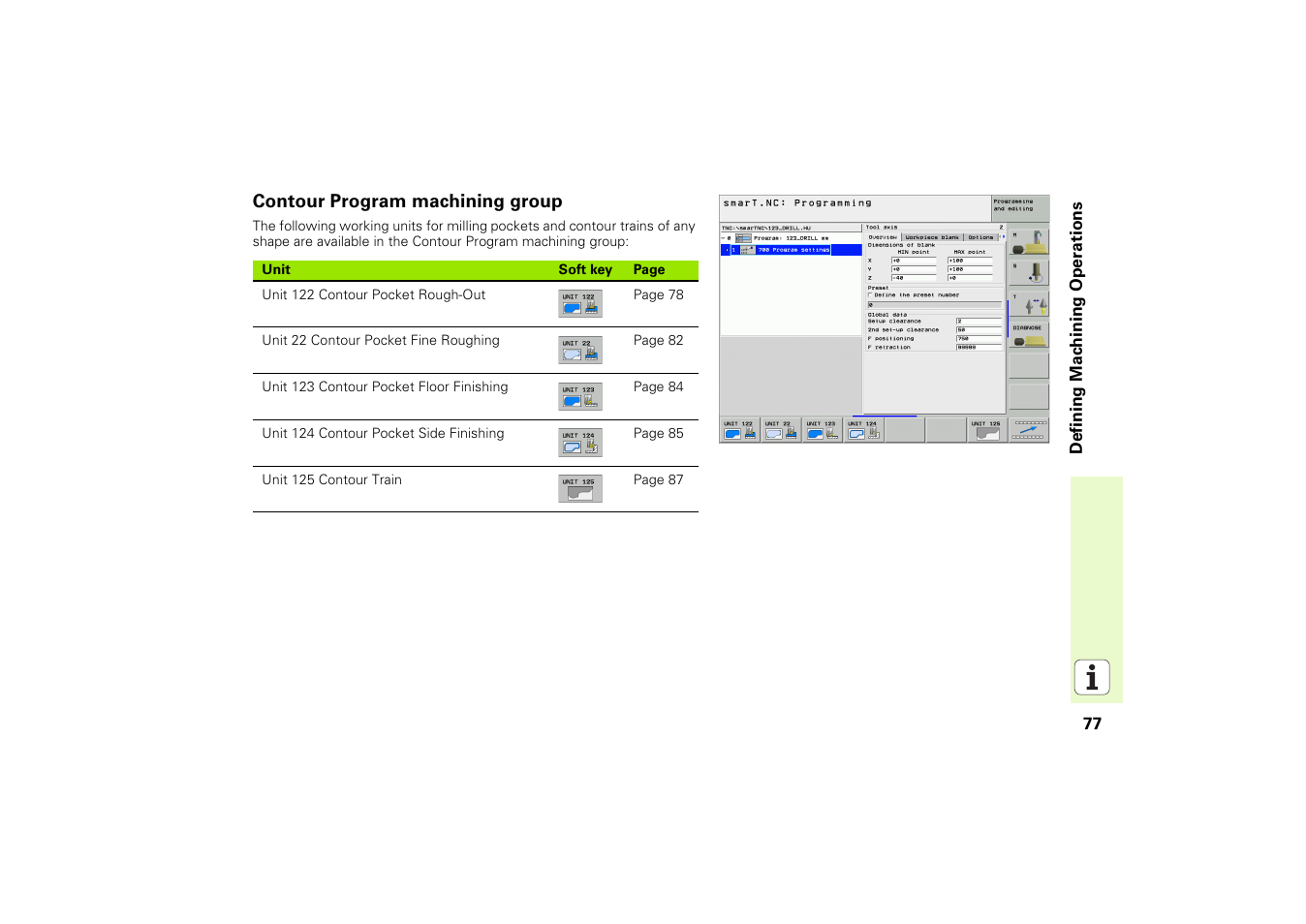 Contour program machining group | HEIDENHAIN iTNC 530 (340 49x-02) Pilot User Manual | Page 77 / 151