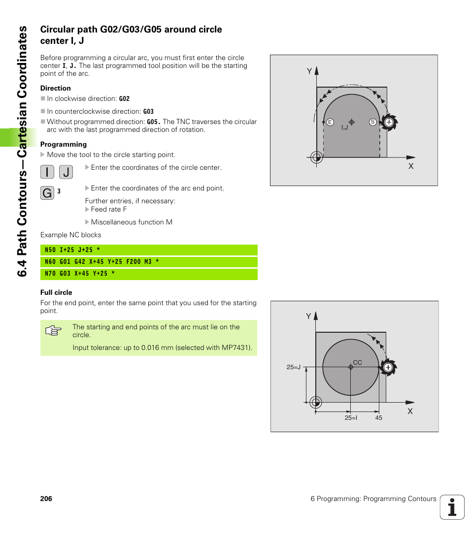 4 p a th cont ours—car te sian coor dinat e s | HEIDENHAIN iTNC 530 (340 49x-02) ISO programming User Manual | Page 206 / 623