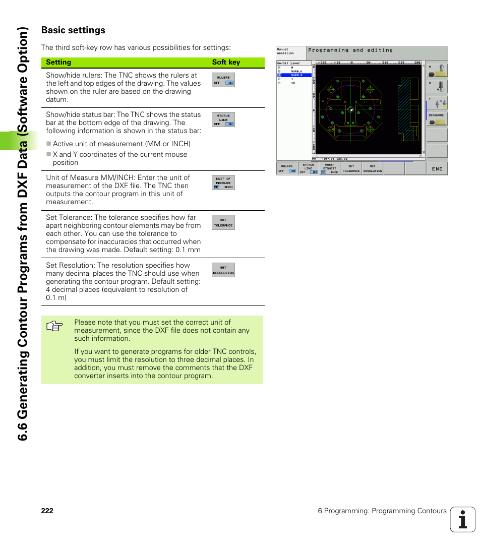 Basic settings | HEIDENHAIN iTNC 530 (340 49x-02) ISO programming User Manual | Page 222 / 623