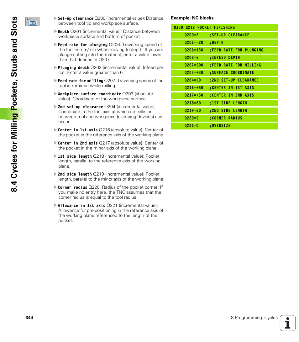 HEIDENHAIN iTNC 530 (340 49x-02) ISO programming User Manual | Page 344 / 623