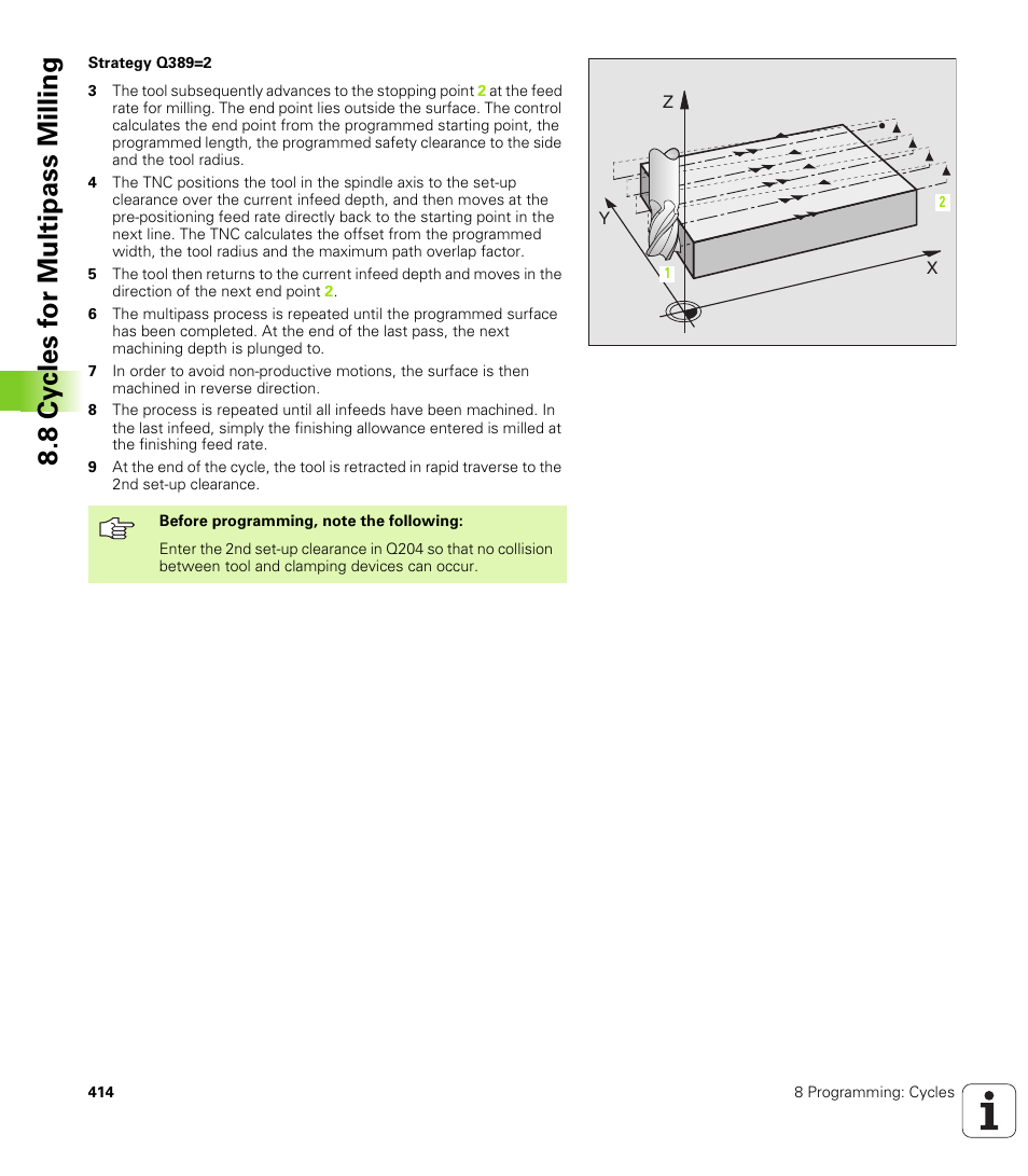 HEIDENHAIN iTNC 530 (340 49x-02) ISO programming User Manual | Page 414 / 623