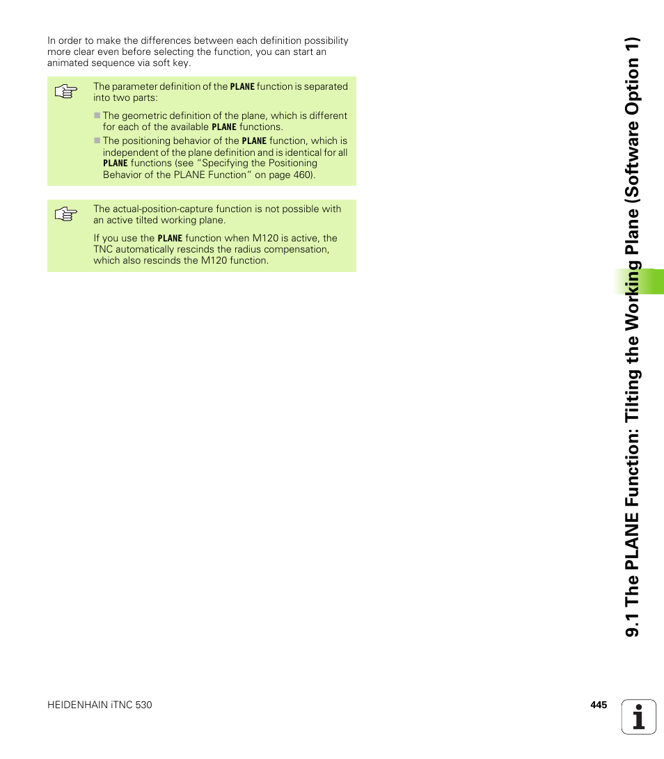 HEIDENHAIN iTNC 530 (340 49x-02) ISO programming User Manual | Page 445 / 623