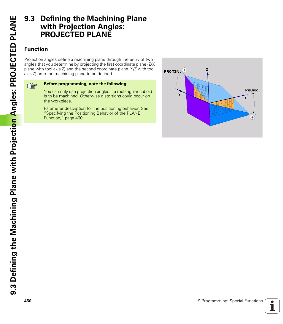Function | HEIDENHAIN iTNC 530 (340 49x-02) ISO programming User Manual | Page 450 / 623