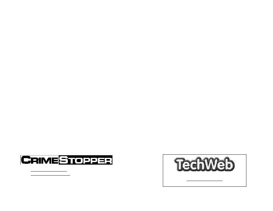 Crimestopper Security Products CS-2012DPII-TW1 User Manual | Page 20 / 20