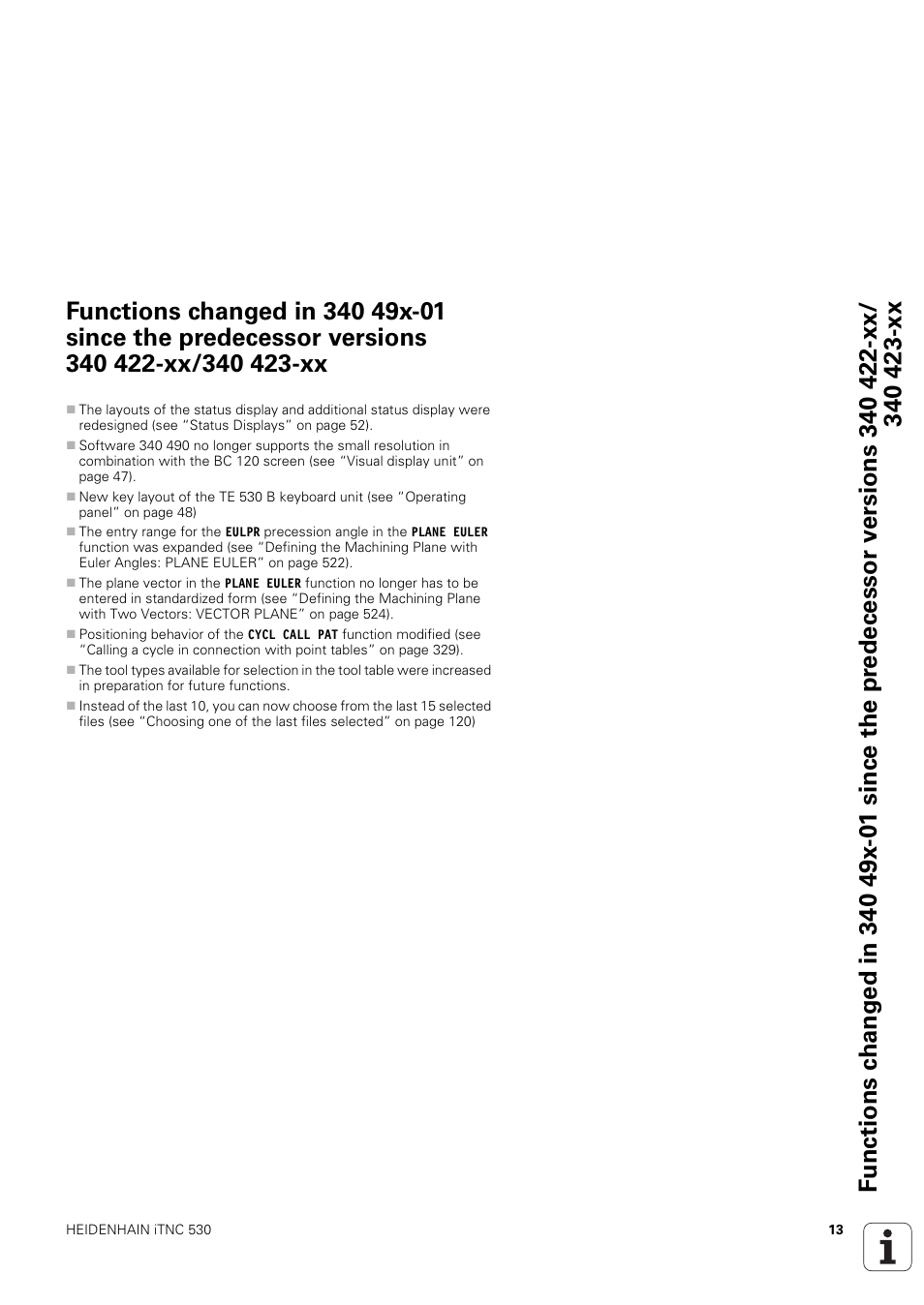 HEIDENHAIN iTNC 530 (340 49x-03) User Manual | Page 13 / 753