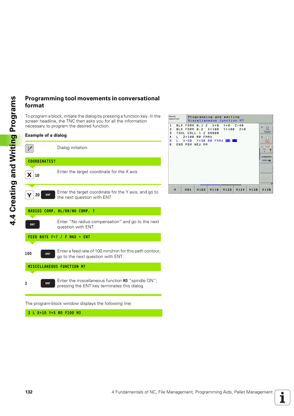 4 cr eating and w riting pr ogr a ms | HEIDENHAIN iTNC 530 (340 49x-03) User Manual | Page 132 / 753